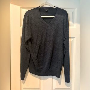 Banana Republic Luxury Blend V-Neck Sweater 75% Silk 20% Cotton 5% Cashmere
